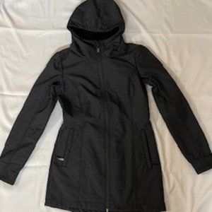 Bench Charcoal Grey long Line Jacket